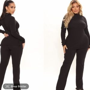 Samora ribbed pants set